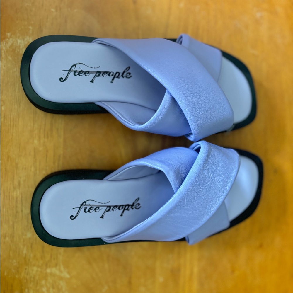 Free people purple sandals